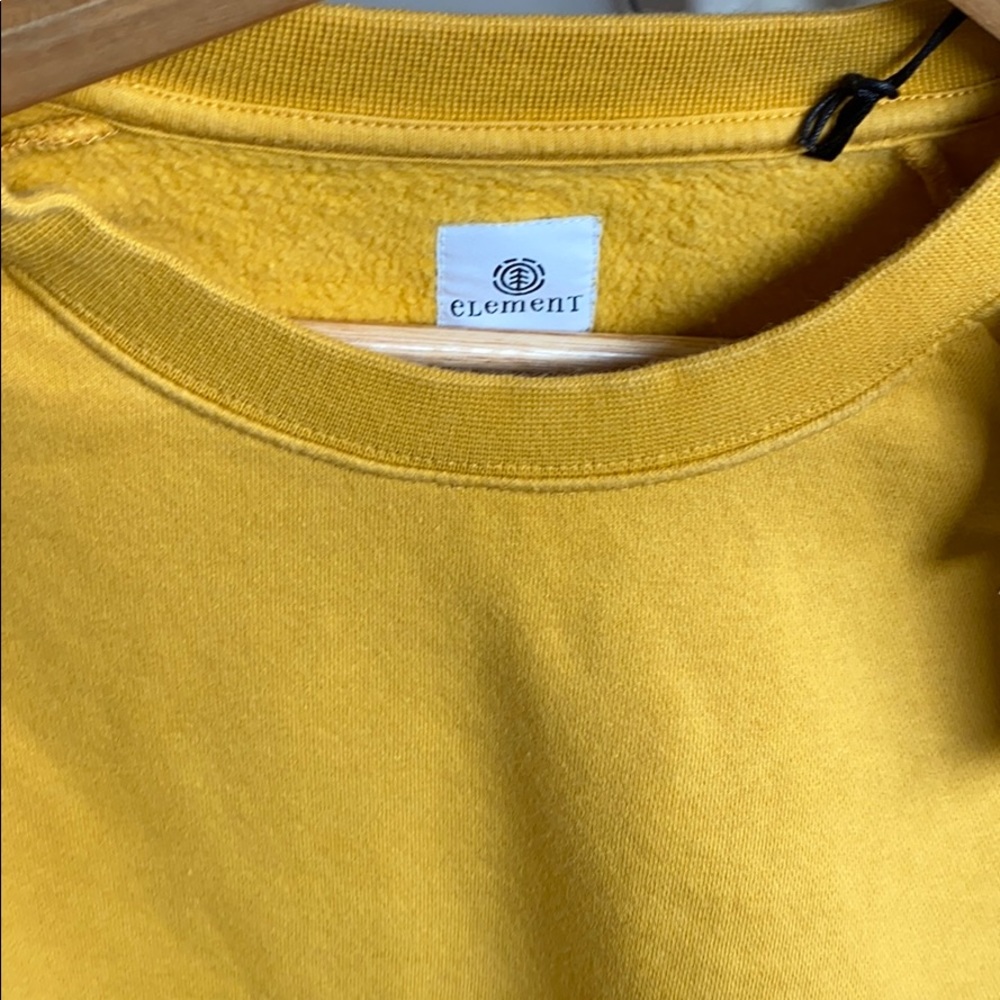 Small Element Women’s Crewneck Mineral Yellow NWT - Picture 5 of 14